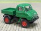 Preview: 1/87 Brekina Unimog 411 grün Felgen rot