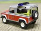 Preview: 1/87 Busch Land Rover Defender Feuerwehr Saarlouis 54312