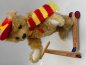 Preview: ST 102 Steiff Teddybär mit Holzroller 30 cm 00512