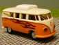 Preview: 1/87 Brekina # 1814 c/g VW T1 b Camper Hubdach geschlossen Flammendekor Sondermodell Reinhardt