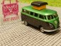 Preview: 1/87 Brekina # 1852 a VW T1 b Camper grün/grau mit geöffnetem Hubdach Sondermodell Reinhardt