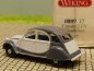 Preview: 1/87 Wiking Citroen 2CV Charleston grau/hellgrau 0809 13