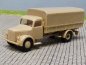 Preview: 1/87 Brekina Magirus 3500 Militär beige Pritsche Plane