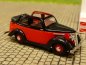 Preview: 1/87 Busch Ford Eifel Cabrio Limousine rot/schwarz 41204