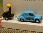 Preview: 1/87 Busch Renault 4CV Rustines + Werbe-Anhänger 46511