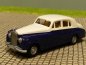 Preview: 1/87 Busch Praline Rolls Royce Silvercloude weiß/dunkelblau 84400