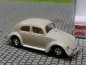 Preview: 1/87 Busch VW Käfer hellbeige Brezelkäfer 42713