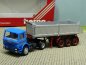 Preview: 1/87 Herpa Scania 112 Kipp Sattelzug blau silber 862001