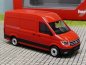 Preview: 1/87 Herpa VW Crafter Kasten Hochdach rot 092982-002