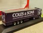 Preview: 1/87 Herpa Scania CS 20 HD Coles & Sons Gardinenplanen-Sattelzug 122108