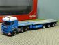 Preview: 1/87 Herpa Scania CR 20 ND 6x4 Felbermayr Teletrailer-Sattelzug 313858