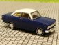 Preview: 1/87 Brekina Opel Kadett A Coupe dunkelblau, Dach weiß 20331