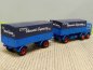 Preview: 1/87 Brekina MB 333 Verwers Express Pritschen Hängerzug 75101