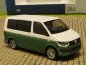 Preview: 1/87 Rietze VW T6 Bus KR candyweiß/bay leaf green 11664