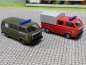 Preview: 1/87 Roco VW T3 US Army Feuerwehr Bus + VW T3 DoKa 597