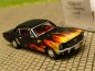 Preview: 1/87 Wiking Ford Mustang Coupe schwarz mit Flammendekor 0205 03