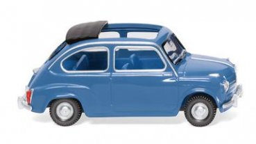 1/87 Wiking Fiat 600 brillantblau 0099 06