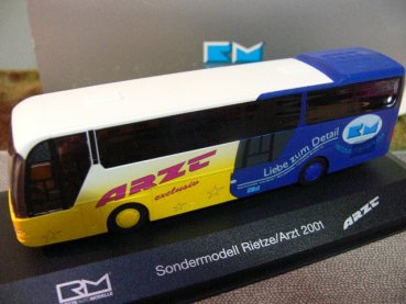 1/87 Rietze Neoplan Euroliner Arzt Reisen Seeligenporten 2001