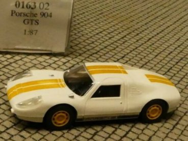 1/87 Wiking Porsche 904 GTS weiß gelb 0163 02