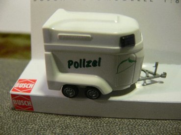 1/87 Busch Pferdeanhänger Polizei 44925