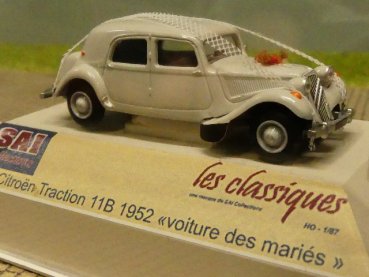 1/87 SAI Citroen Traction 11B 1952 Hochzeit grau 6116