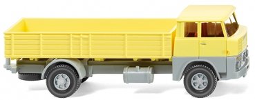 1/87 Wiking Henschel HS 14/16 Pritschen-LKW gelb 0412 01