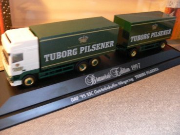 1/87 Herpa PC DAF 95 SSC Tuborg Pilsener DK Hängerzug 186025