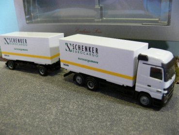 1/87 Herpa MB Actros Schenker Eurocargo Bonn Berlin Wechselkoffer HZ 235396