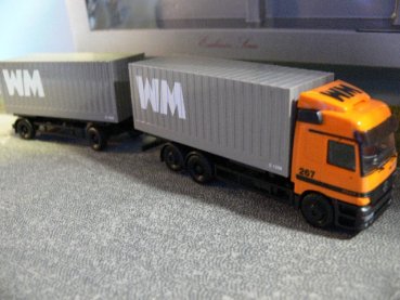 1/87 Herpa MB Actros WM Group 267 Cargobox Hängerzug 229647