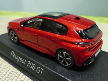 1/43 Norev Peugeot 308 GT 2021 rotmetallic 473932