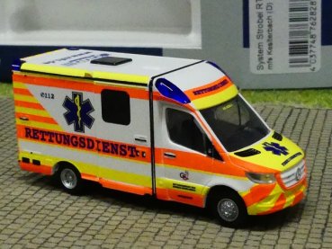 1/87 Rietze Strobel RTW ´18 mfs Rettungsdienst Kelsterbach 76282