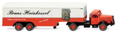 1/87 Wiking Henschel Koffersattelzug Bruns 0513 26