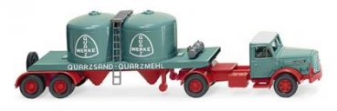 1/87 Wiking Henschel Chemikaliensattelzug "Quarzwerke" 0534 05