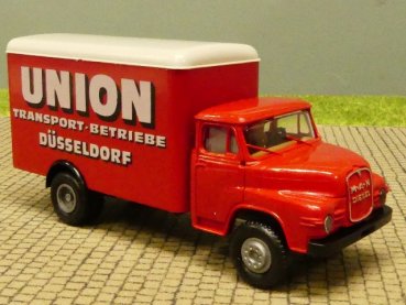 1/87 Brekina MAN 520 Union Transport Düsseldorf Koffer 4503