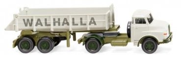 1/87 Wiking MAN Hinterkippersattelzug Walhalla Kalk 0677 07