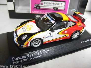 1/43 Minichamps Porsche 911 GT3 Cup Supercup 06 Dermont 400066409