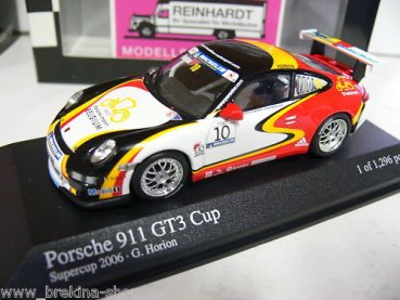 1/43 Minichamps Porsche 911 GT3 Cup Supercup 06 Horion 400066410