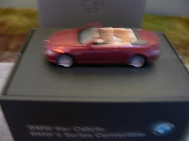 1/87 Herpa BMW 6er Cabrio dunkelrotmetallic