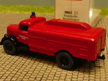 1/87 Wiking Opel Blitz 1939 Feuerwehr Neustadt Wasserwagen 0861 23