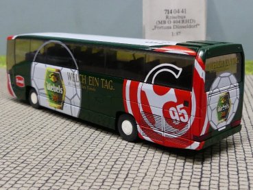 1/87 Wiking MB O 404 RHD Fortuna Düsseldorf Sonderpreis 714 04