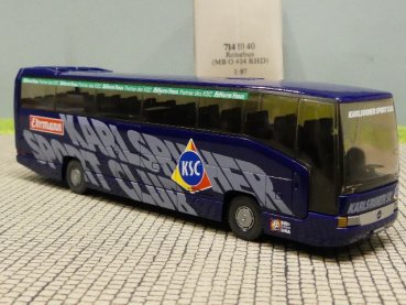 1/87 Wiking MB O 404 RHD Karlsruher Sport Club Sonderpreis 714 10