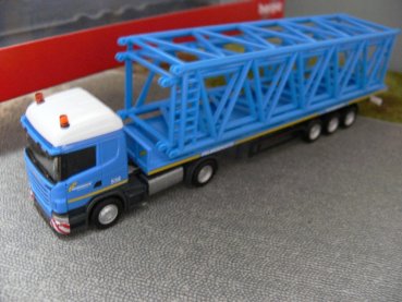 1/87 Herpa Scania R HL Rungen-SZ Felbermayr mit Gittermastteilen 303873