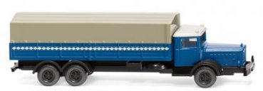 1/160 Wiking MB L 10000 Pritschen-LKW azurblau N Spur 0943 06