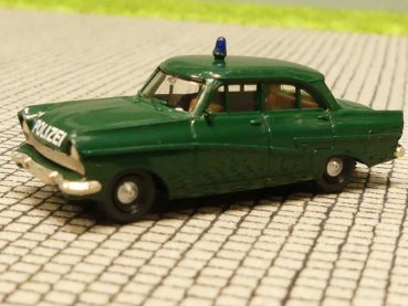 1/87 Brekina Ford Taunus 17M Limousine Polizei grün 1911