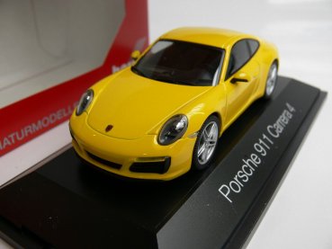 1/43 Herpa Porsche 911 Carrera 4 gelb