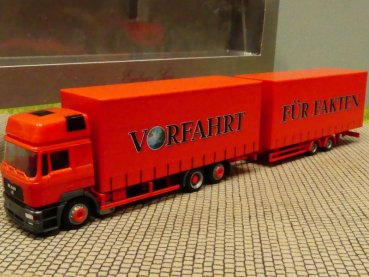 1/87 Herpa MAN F 2000 FOCUS Vorfahrt für Fakten