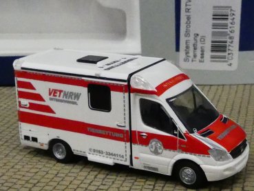 1/87 Rietze Strobel RTW '18 Tierrettung Essen e.V. 61649