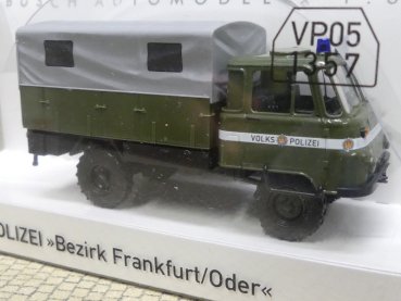 1/87 Busch Robur LO 2002 A Volkspolizei Frankfurt/Oder 50298 FF