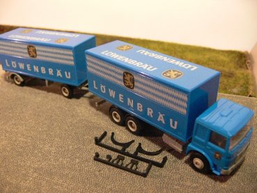 1/87 Herpa Albedo MAN F80 Löwenbräu München Koffer HZ # 325