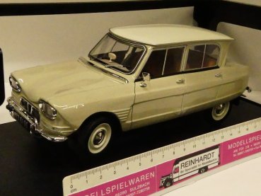 1/18 Norev Citroen Ami 6 1965 Pavos White 181529